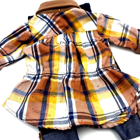 Little Lass Baby Girl Outfit Size 18m Cowgirl Matching 2pc Set Western Rodeo - Picture 7 of 9